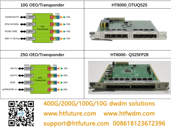 What is the main function of the WDM Transponder (OEO)?