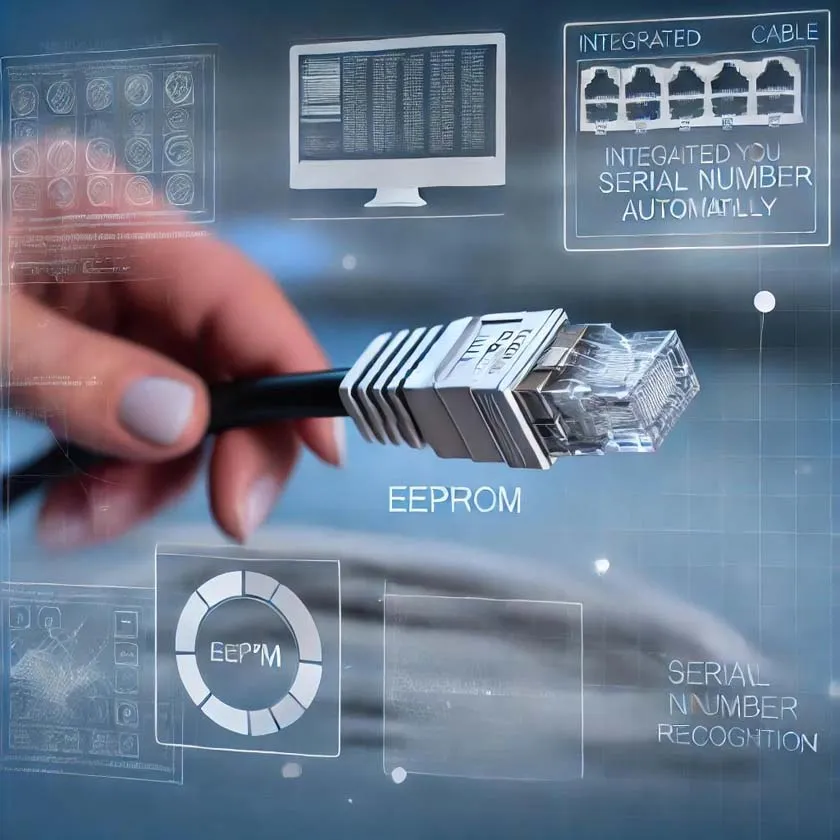 HTF cables with integrated EEPROM support