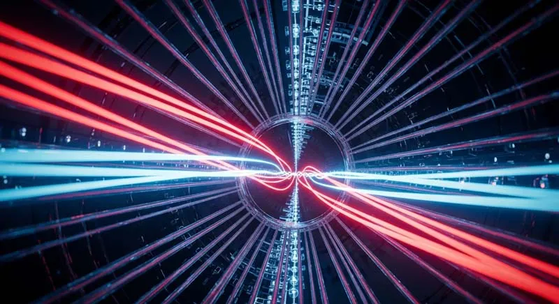 red and blue light amplifiers